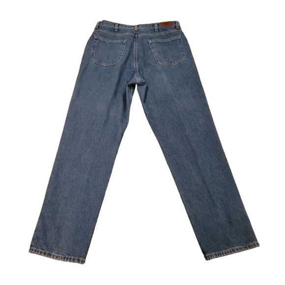 L.L. Bean Men's Natural Fit Jeans with inner lining Size 34×32 - Picture 4 of 6